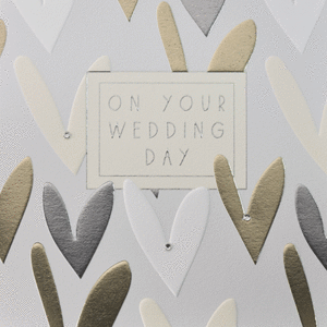 Wendy Jones-Blackett Wedding Day Card F365