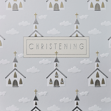 Wendy Jones-Blackett Christening Card F379
