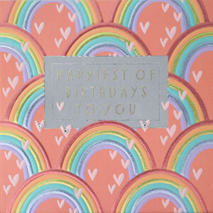 Wendy Jones-Blackett Rainbows Birthday Card F424