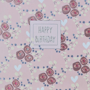 Wendy Jones-Blackett Floral Birthday Card F431