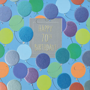 Wendy Jones-Blackett 70th Birthday Card F485