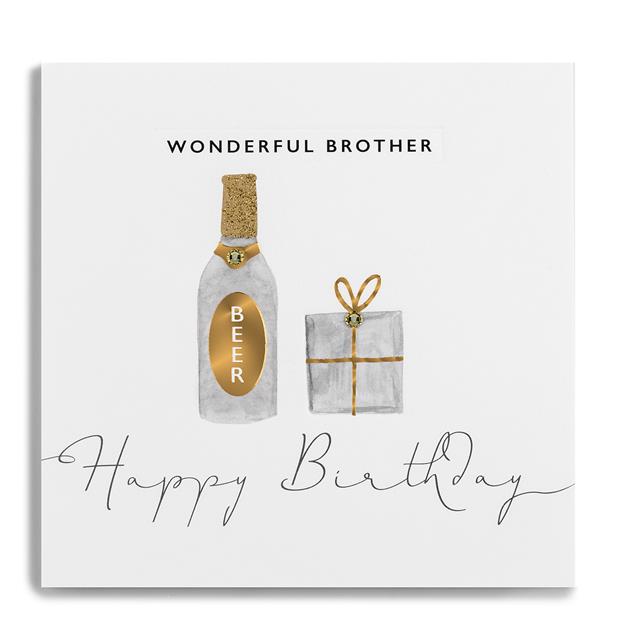 Janie Wilson Brother Birthday Card GLE33