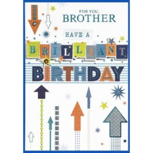Brother Birthday Card IG343