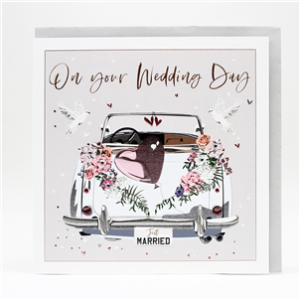 Belly Button Wedding Day Card LXE103