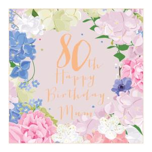 Belly Button 80th Mum Birthday Card LXE58