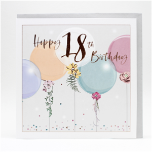 Belly Button 18th Birthday Card LXE93