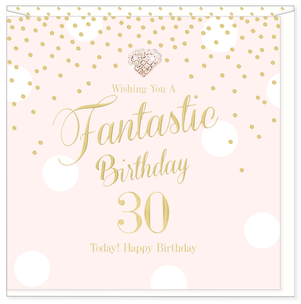 Mad Dots 30th Birthday Card MDLA30