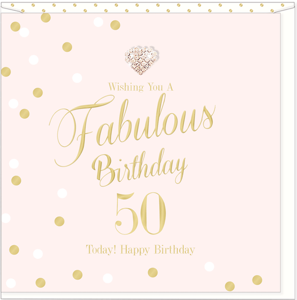 Mad Dots 50th Birthday Card MDLA50