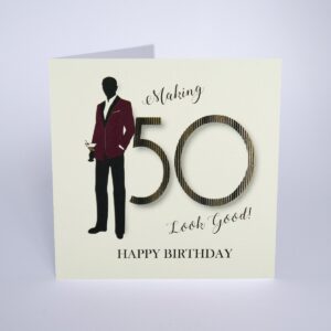 Five Dollar Shake 50th Birthday Card MRM8