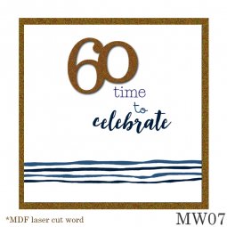 Tracey Russell 60th Birthday Card MW07