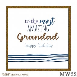 Tracey Russell Grandad Birthday Card MW22