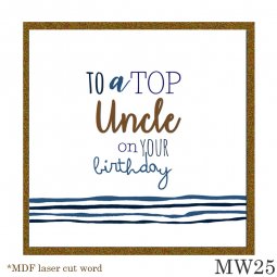 Tracey Russell Uncle Birthday Card MW25