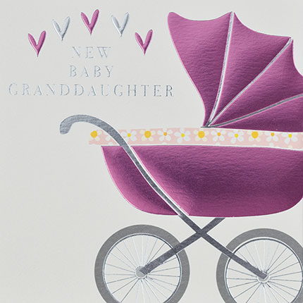 Wendy Jones-Blackett Birth of Granddaughter Card Q1145