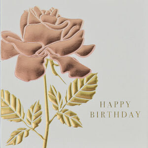 Wendy Jones-Blackett Rose Birthday Card Q1170