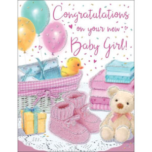 Baby Girl Card 80126