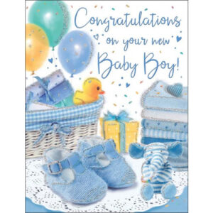 Baby Boy Card 80127