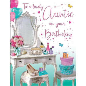 Auntie Birthday Card 80224