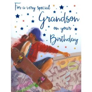 Grandson Birthday Card R232
