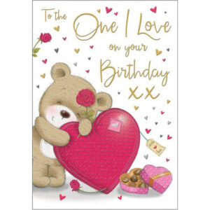 One I Love Birthday Card 80031