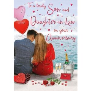 Son And Daughter-in-Law Anniversary Card R425