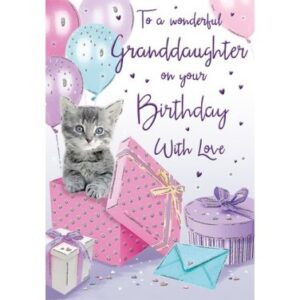 Granddaughter Birthday Card 80442