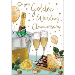 Golden Wedding Anniversary Card R46