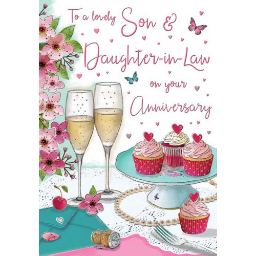 Son And Daughter-in-Law Anniversary Card R51