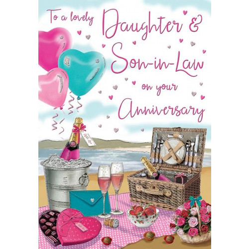 Daughter And Son-in-Law Anniversary Card R52
