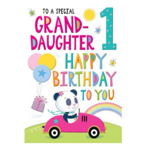 Granddaughter 1st Birthday Card 80567