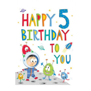 5th Birthday Card 80613