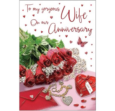 Wife Anniversary Card - 80071