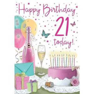 21st Birthday Card R75