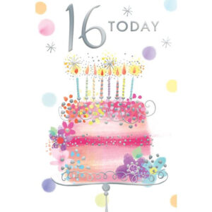 16th Birthday Card RUT002