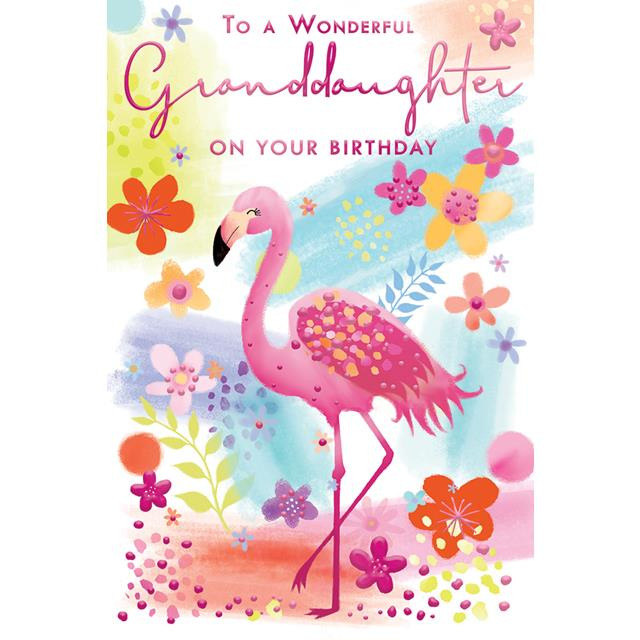 Granddaughter Birthday Card RUT014