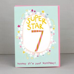Molly Mae 7th Birthday Card TS07