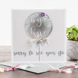 Tracey Russell Bye Bye Card UA48