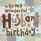 Blue Eyed Sun Husband Birthday Card A33
