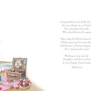 Daughter And Son-in-Law Anniversary Card R52 - Image 2