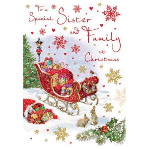 Sister And Family Christmas Card - 85196