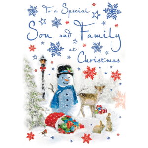 Son And Family Christmas Card - 85197