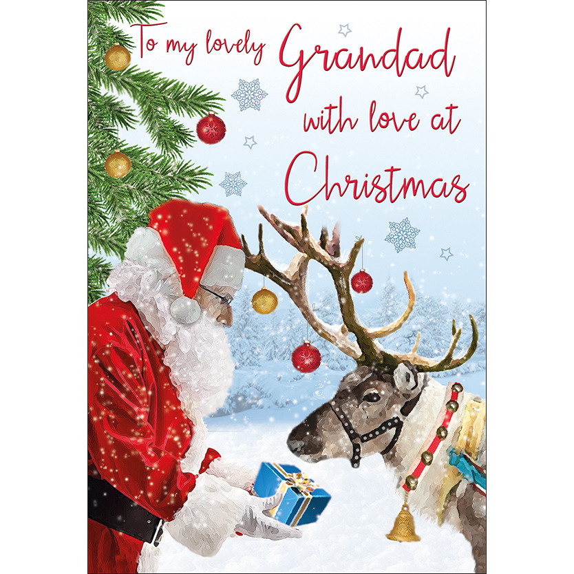 Lovely Grandad Christmas Card - 85306