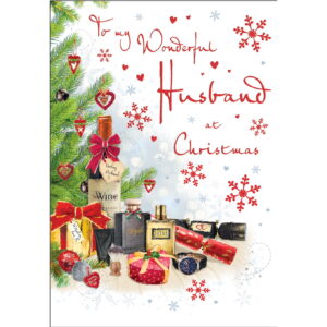 Wonderful Husband Christmas Card - 85359