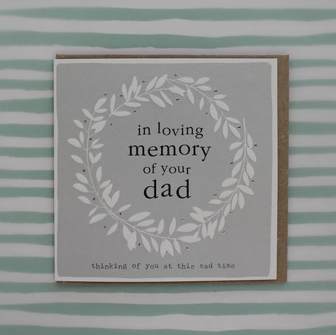 Molly Mae Dad Sympathy Card CB147