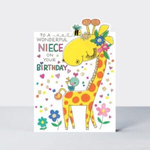 Rachel Ellen Designs Niece Birthday Card Cherry40