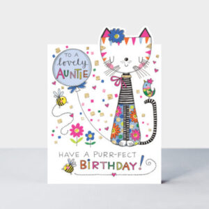 Rachel Ellen Designs Auntie Birthday Card Cherry48