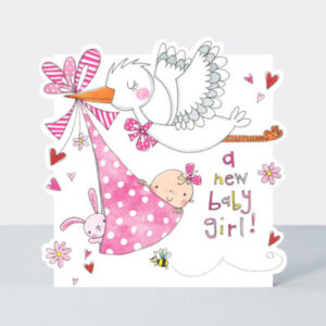 Rachel Ellen Designs New Baby Girl Card CLOUD28
