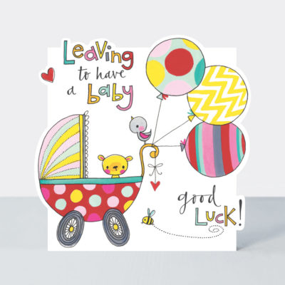 Rachel Ellen Designs Leaving To Have Baby Card CLOUD68