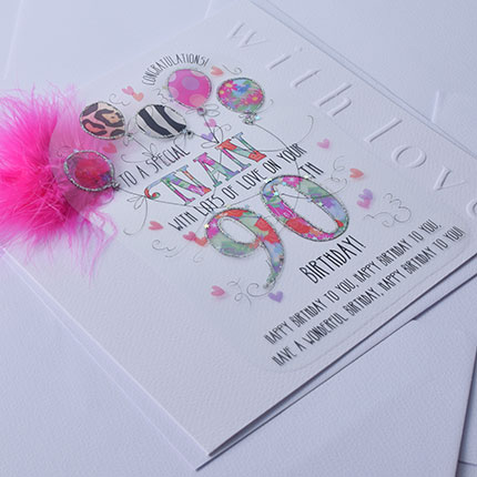 Wendy Jones-Blackett Nan 90th Birthday Card CN1717 - Image 2