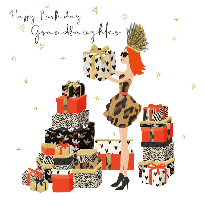 Hammond Gower Granddaughter Birthday Card CW026
