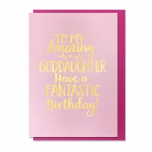 Bluebell 33 Goddaughter Birthday Card DA144